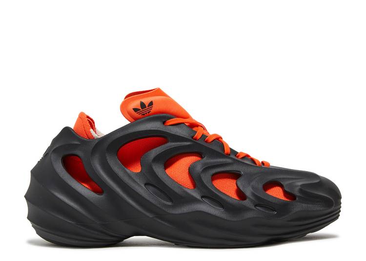 Adidas ADIFOM Q 'BLACK IMPERIAL ORANGE' sneakers, black