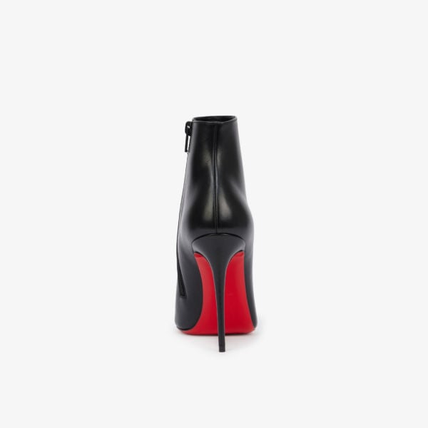 So Kate 100 leather boots with Christian Louboutin heels, black