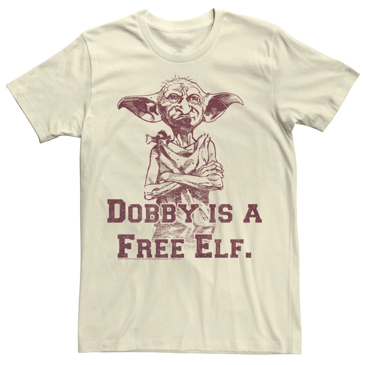 Men's Harry Potter Dobby T-Shirt - Free Licensed Character Elf T-Shirt