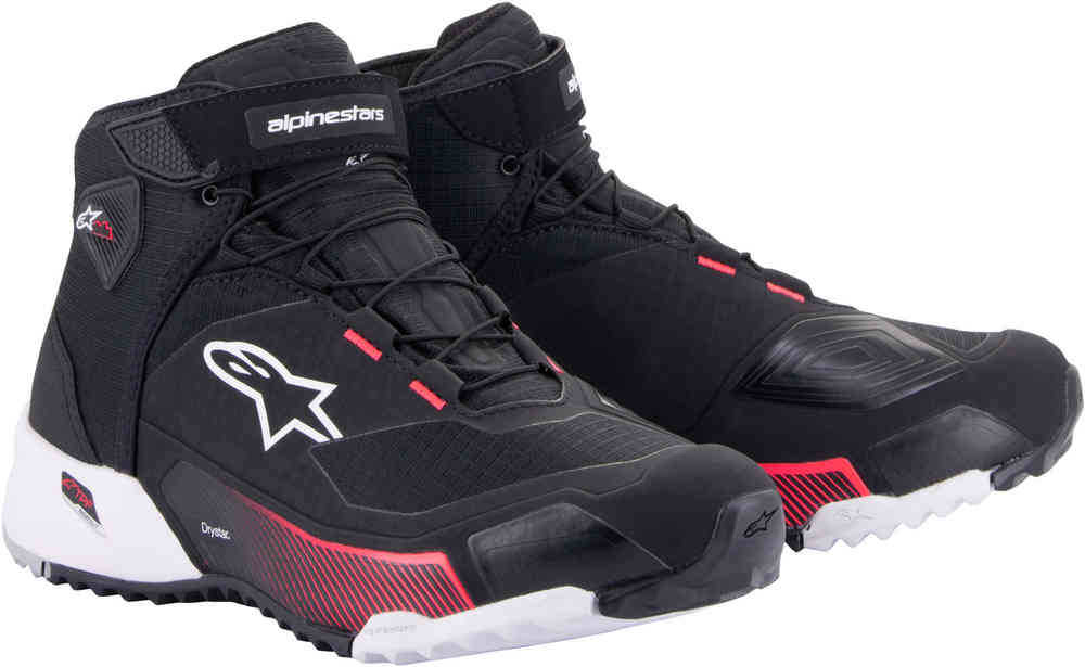 حذاء Stella CR-X Drystar Alpinestars للدراجات النارية للنساء باللون الأسود/الأبيض/الوردي