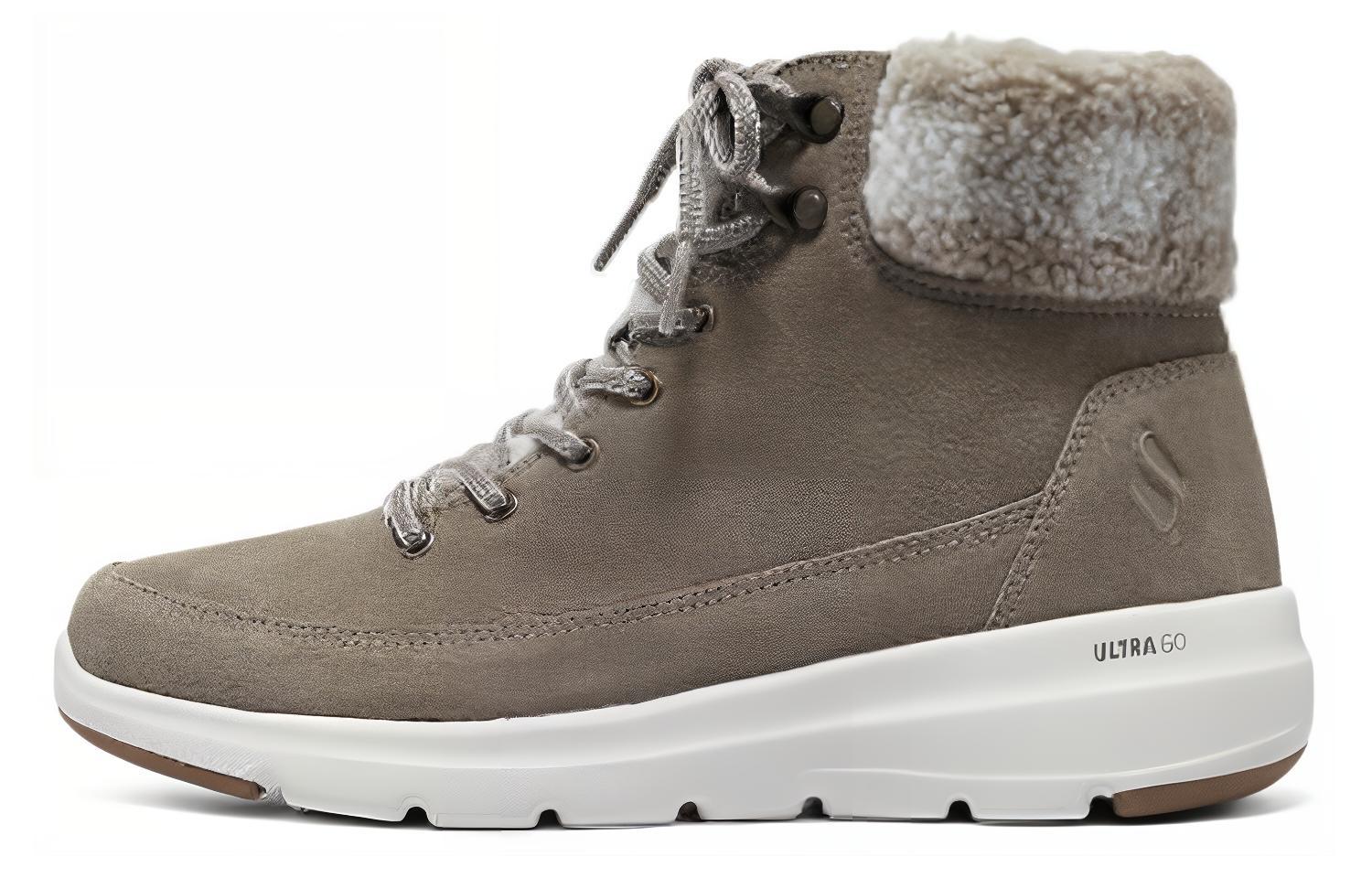 Winter boots women, tan Skechers