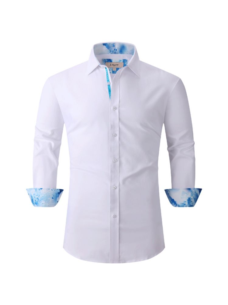 Plain dress shirt 1 Like No Other, white