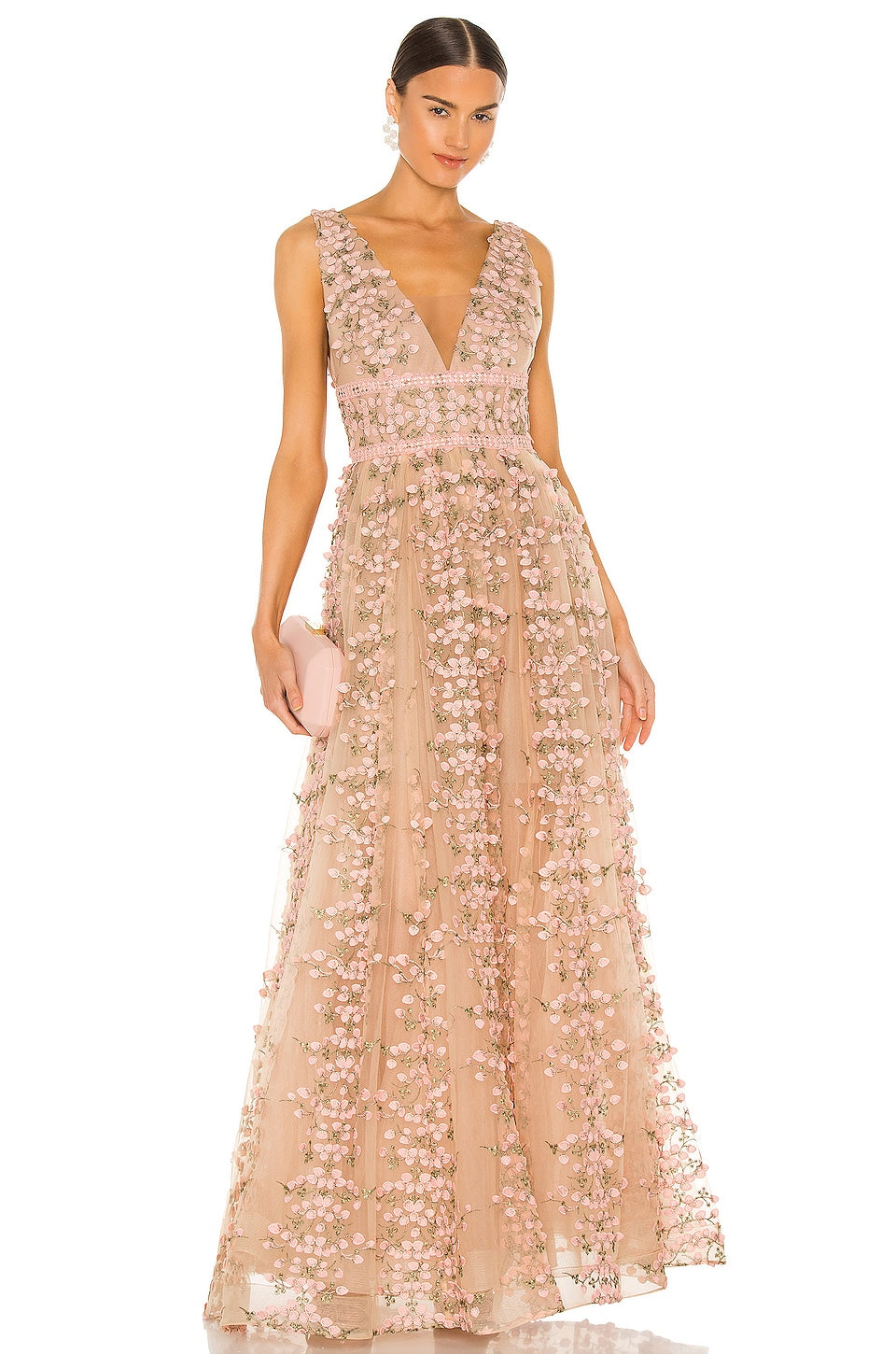 Bronx and Banco Megan Maxi Dress, Rose