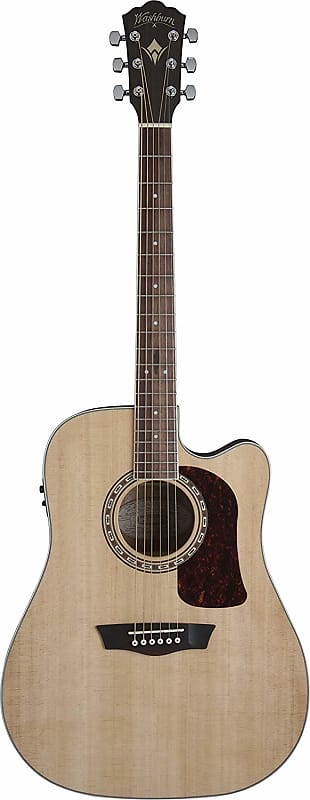 Washburn Heritage 10 Series Acoustic/Electric Cutaway Guitar - Solid Spruce