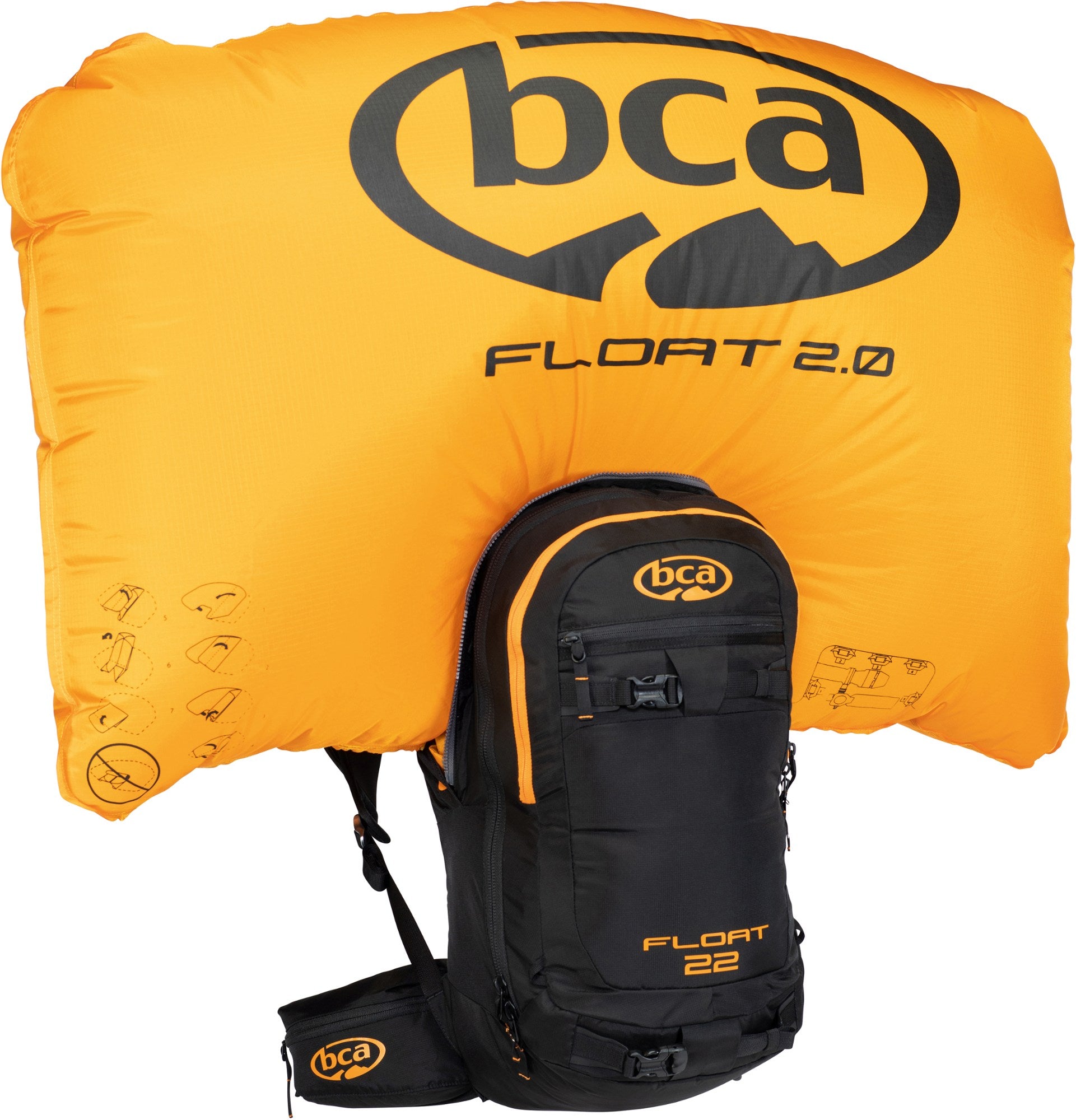 Float 22 Backcountry Access Avalanche Airbag Kit, Black