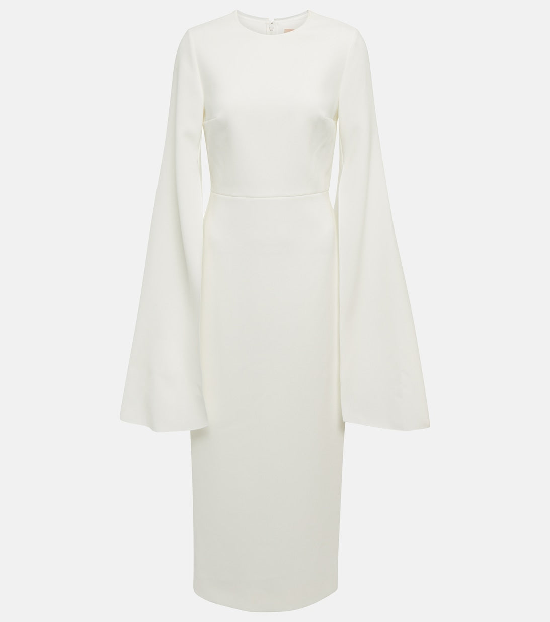 Crepe midi dress Bridal Zimara ROKSANDA, white