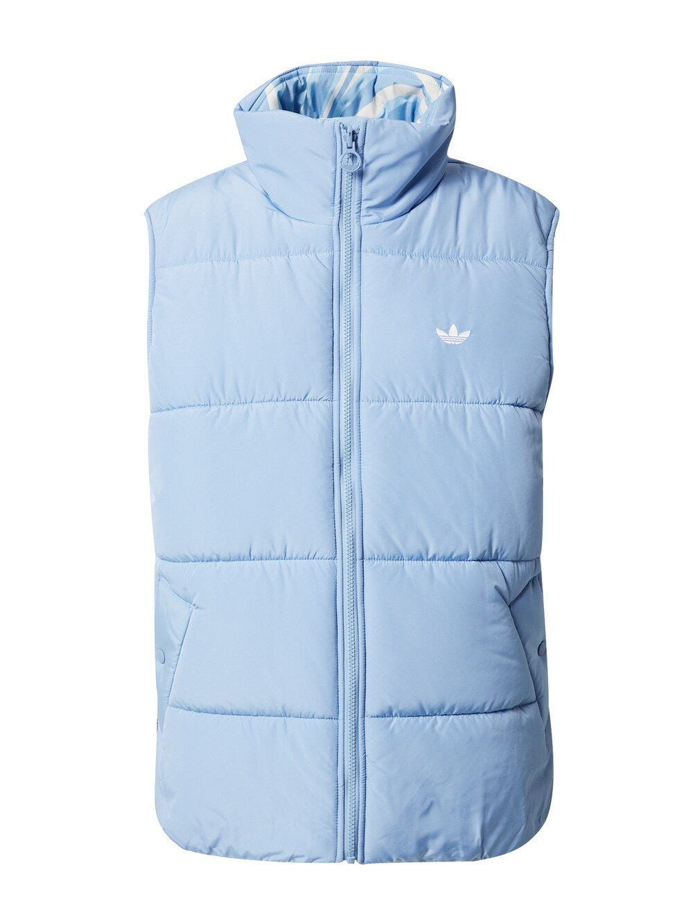 Vest ADIDAS ORIGINALS Abstract Animal Print Reversible, light blue