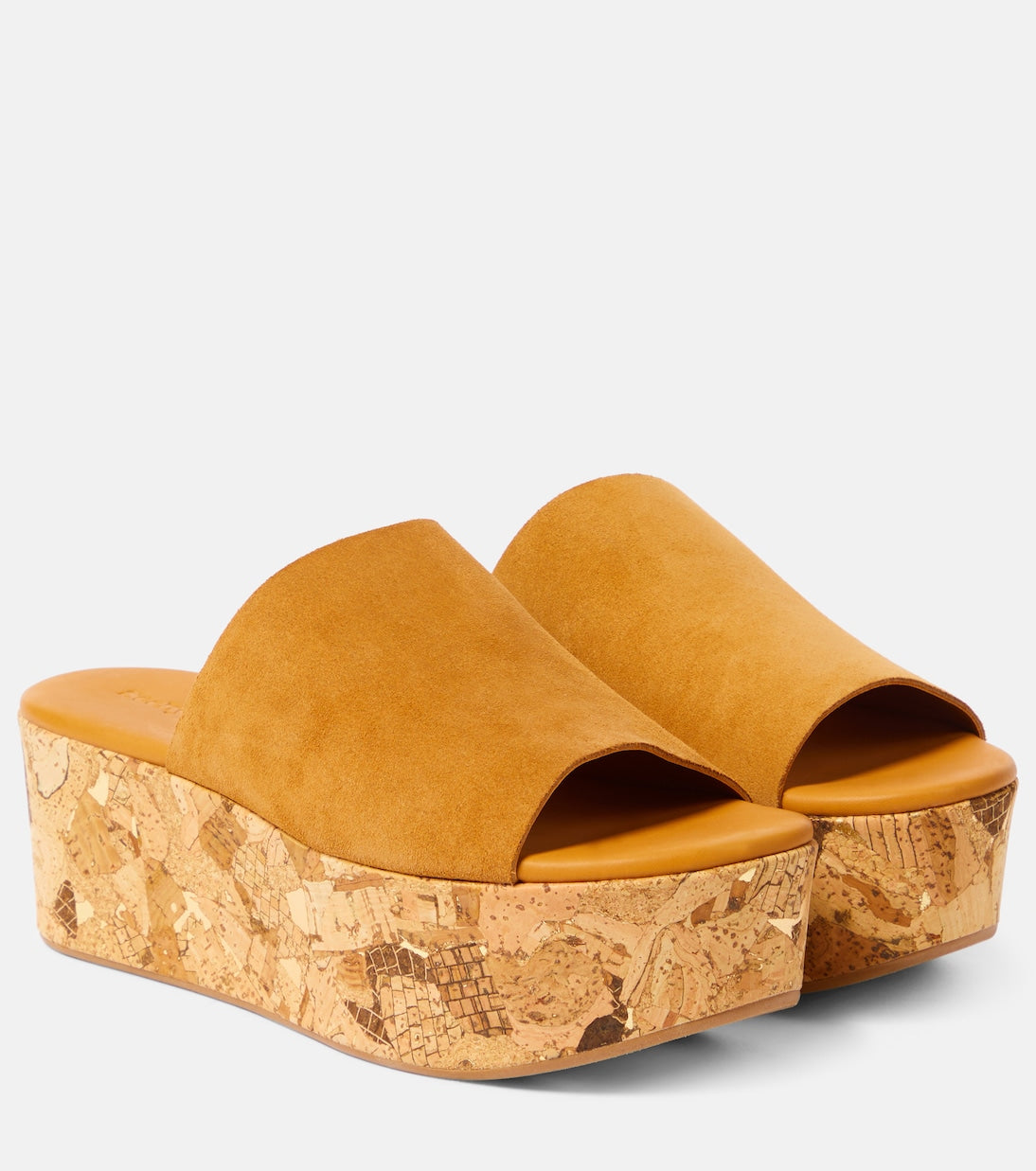 See By Chloé liana 70 suede platform mules, brown