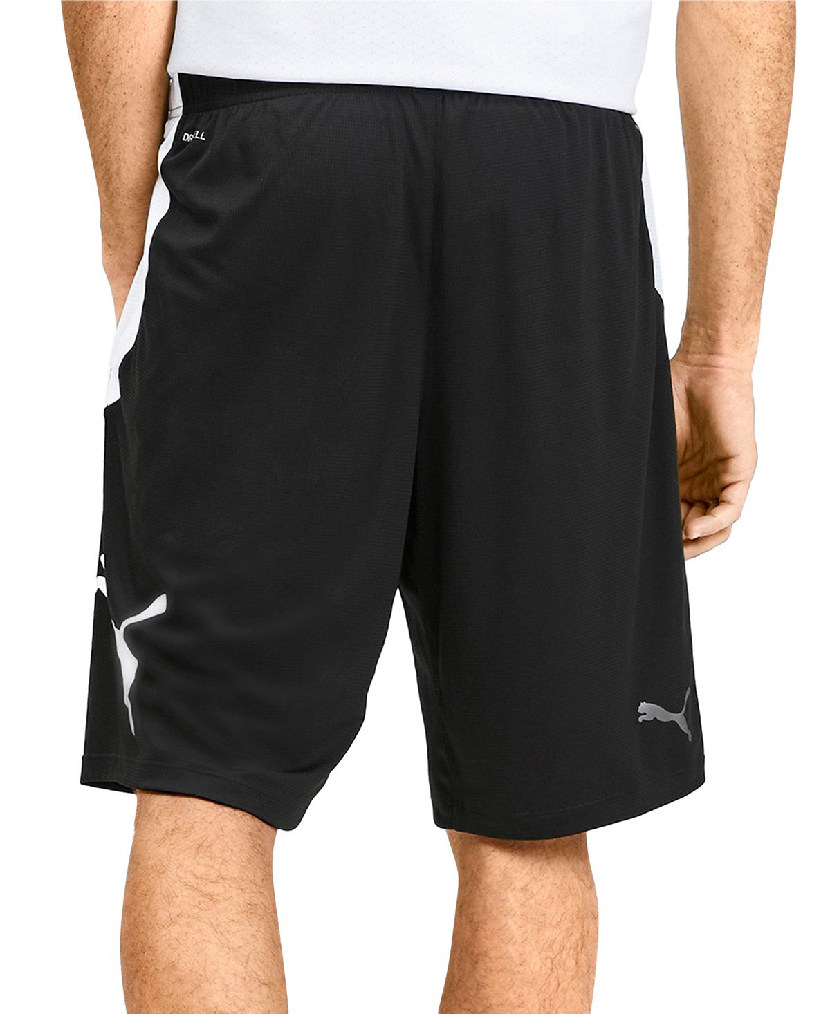 Puma Men's 10" Wide Moisture-Wicking Cat Training Shorts