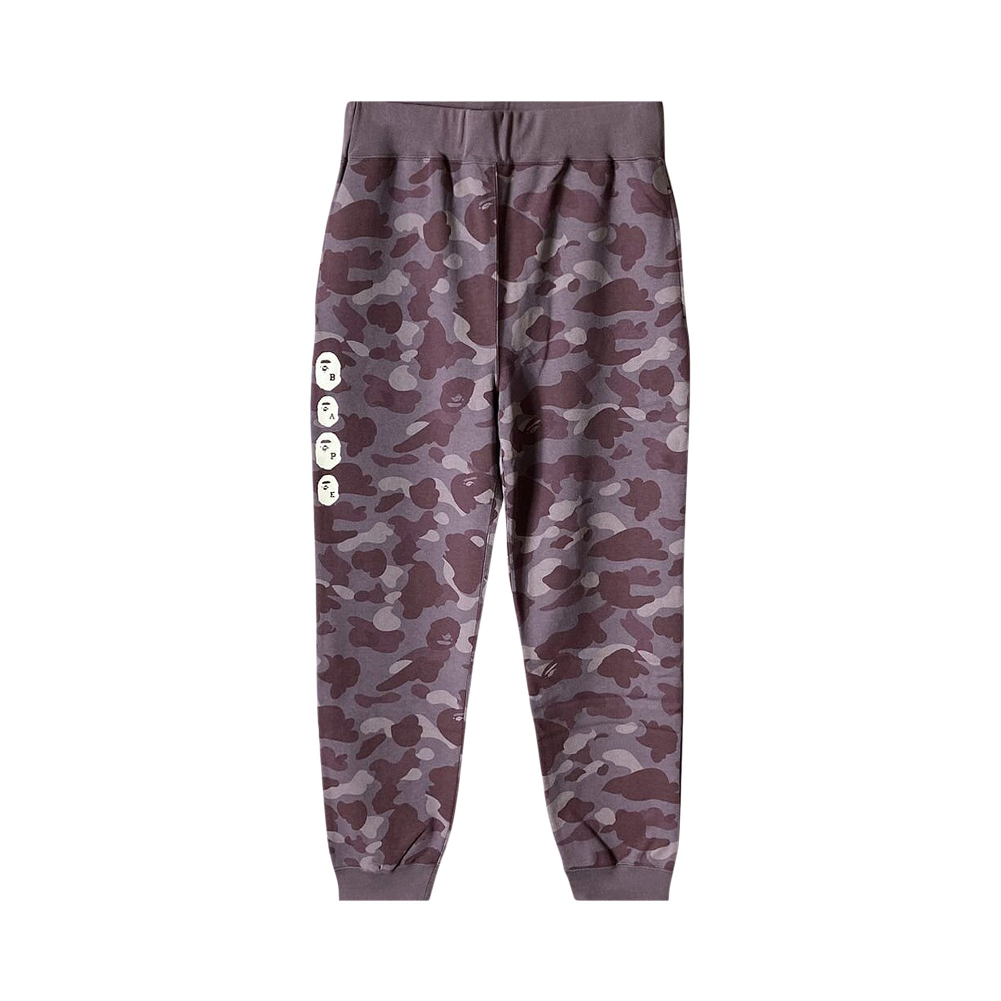 BAPE Color Camo Pants Burgundy