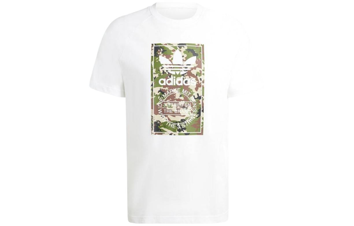 Clothing T-shirt men's white Adidas Originals, white