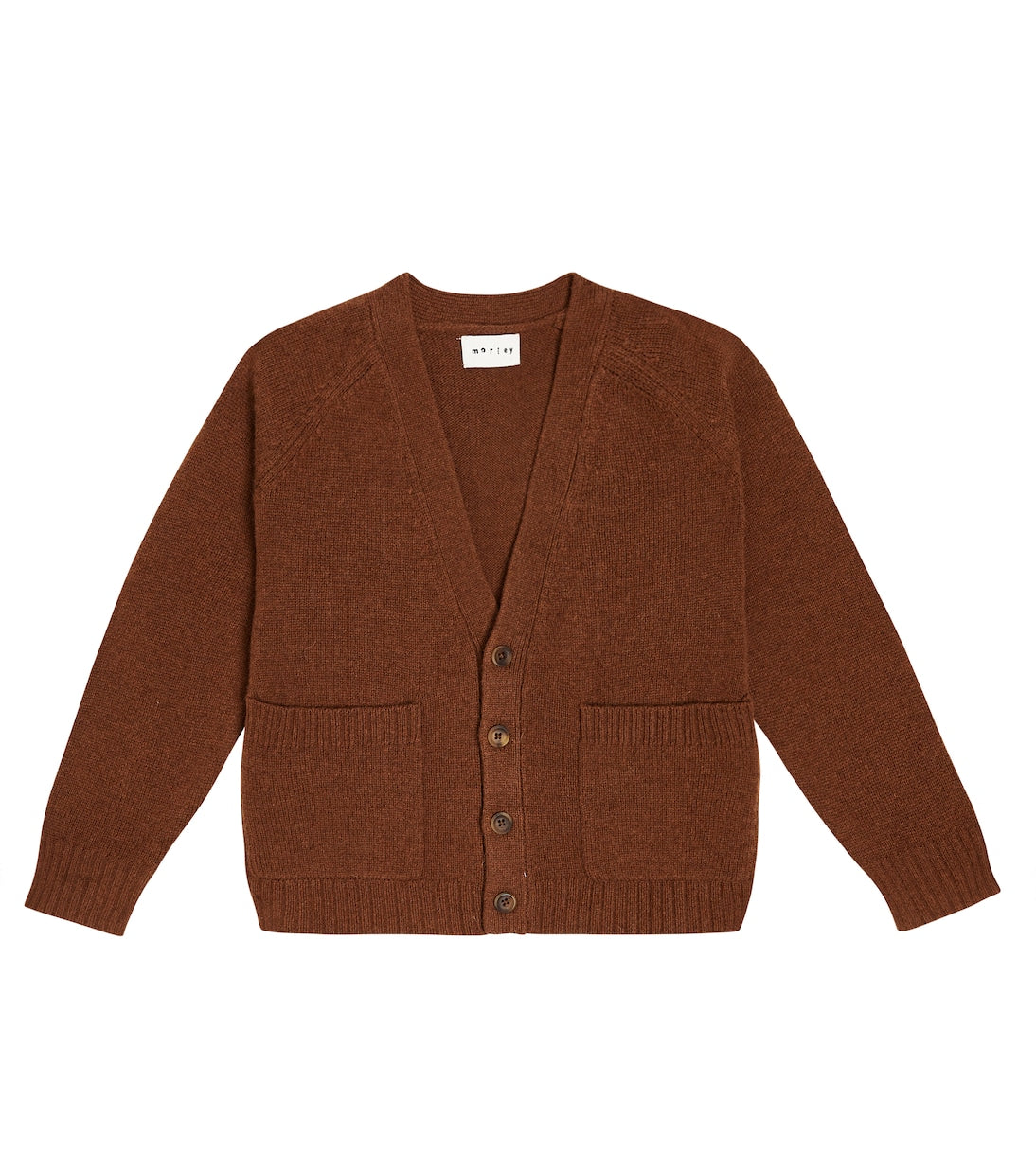 Timon Morley wool blend cardigan, brown