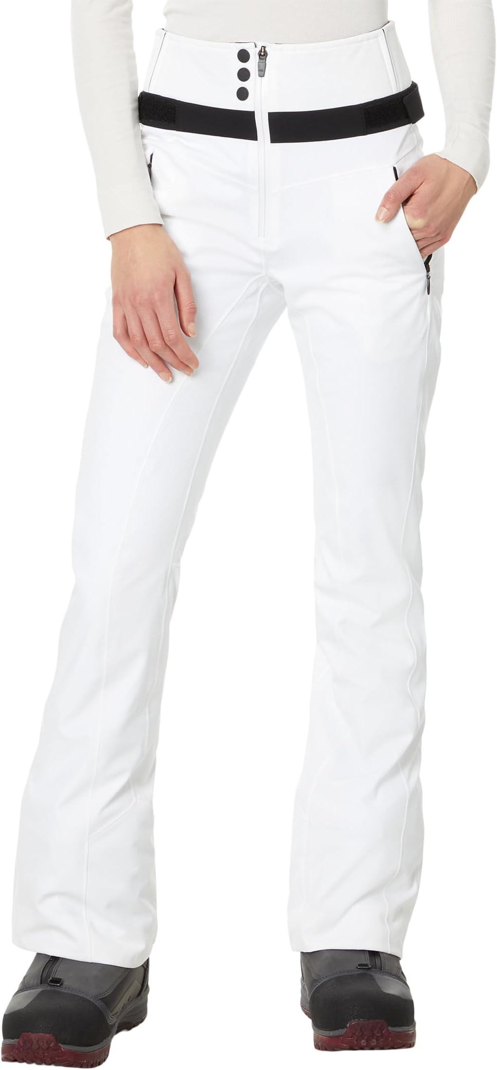 Borja 3-T Bogner Fire + Ice Pants, Off-White