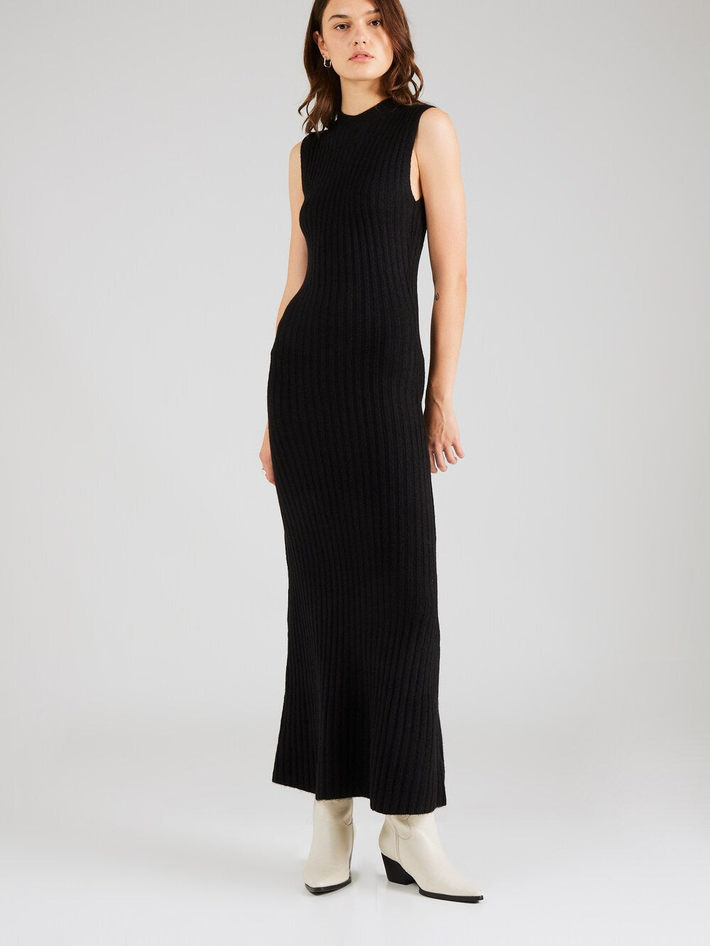 Topshop knitted dress, black