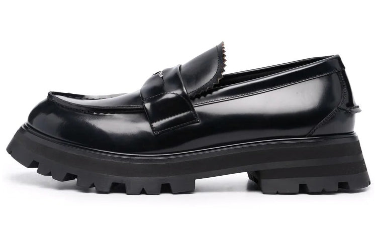 Alexander McQueen ribbed slip-on loafers