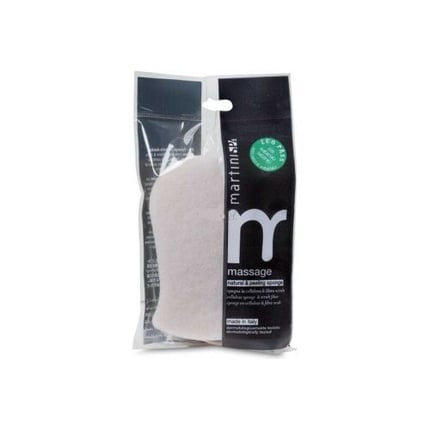 Cellulose bath sponge with exfoliating sides, Martini