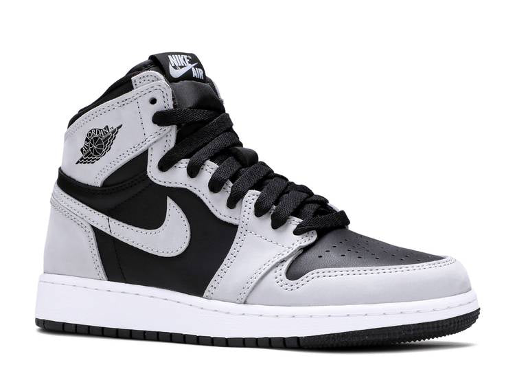 حذاء رياضي AIR JORDAN 1 RETRO HIGH OG GS 'SHADOW 2.0'، أسود