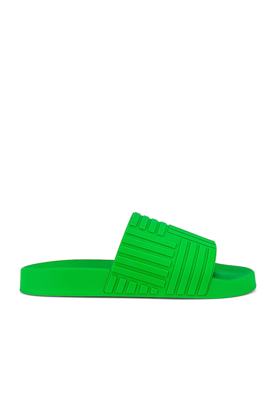 Bottega Veneta r slides, Parakeet color