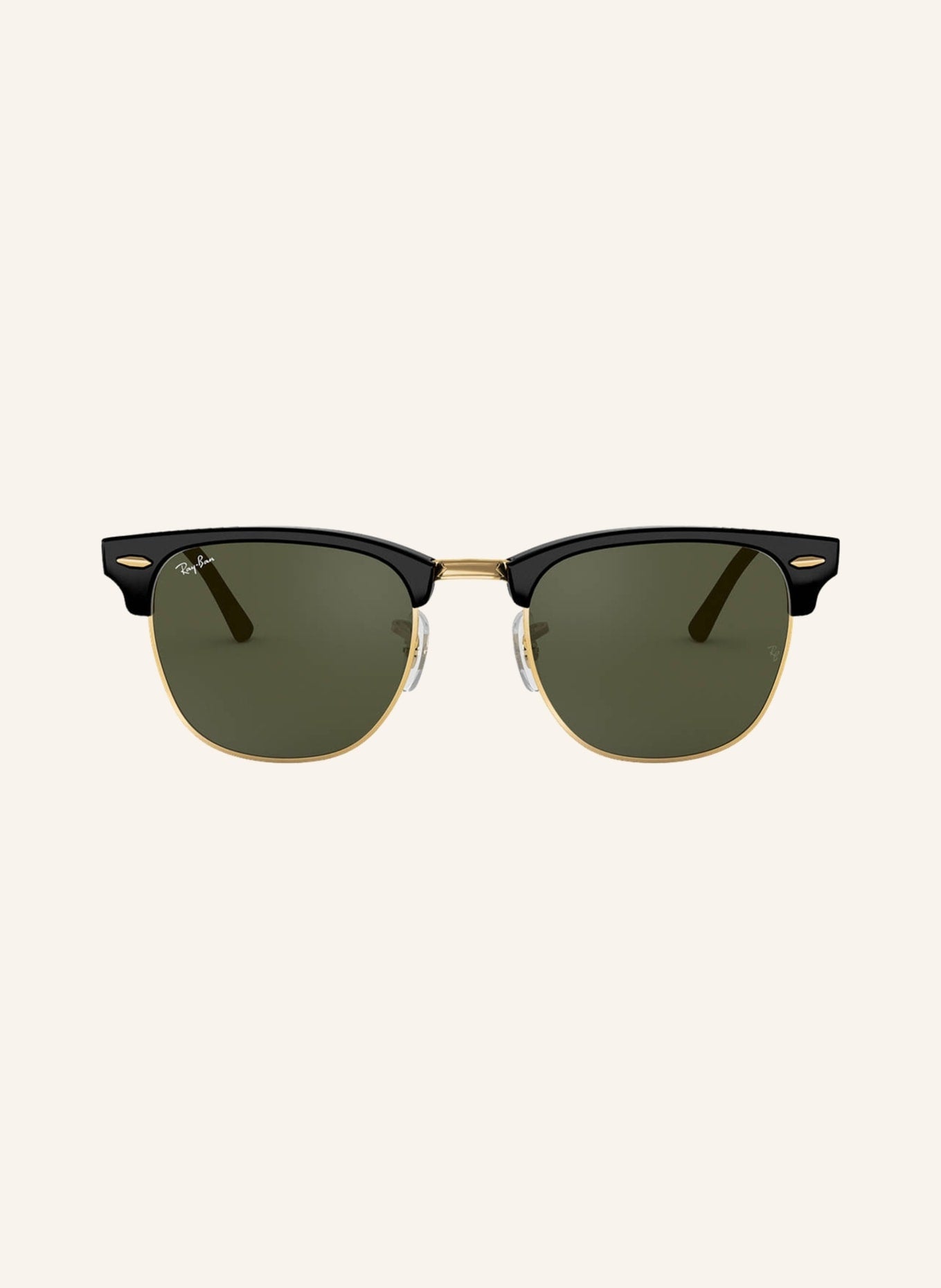 نظارات شمسية Ray-Ban RB3016 CLUBMASTER باللون الأسود