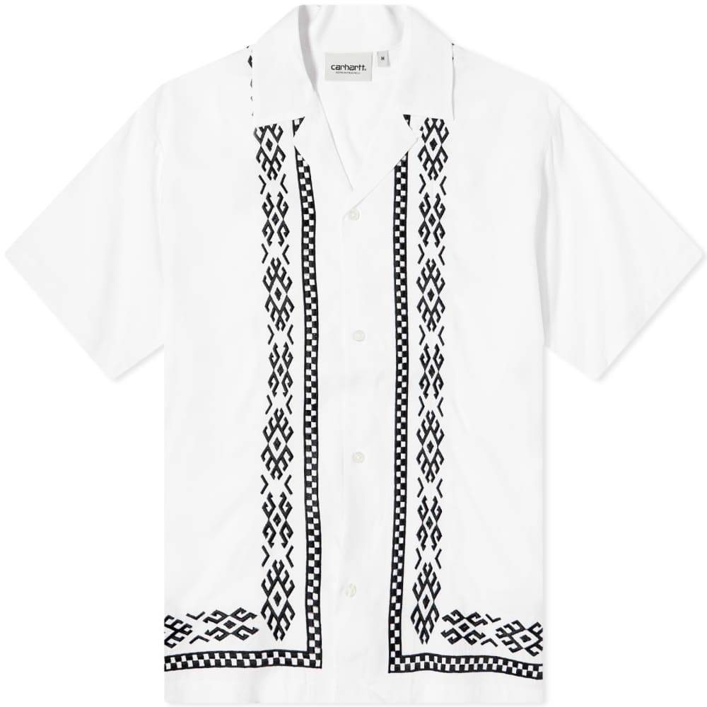 Carhartt WIP Embroidered Coba Shirt, White