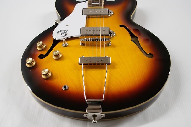 جيتار كهربائي Epiphone Casino Hollowbody لليد اليسرى - Vintage Sunburst