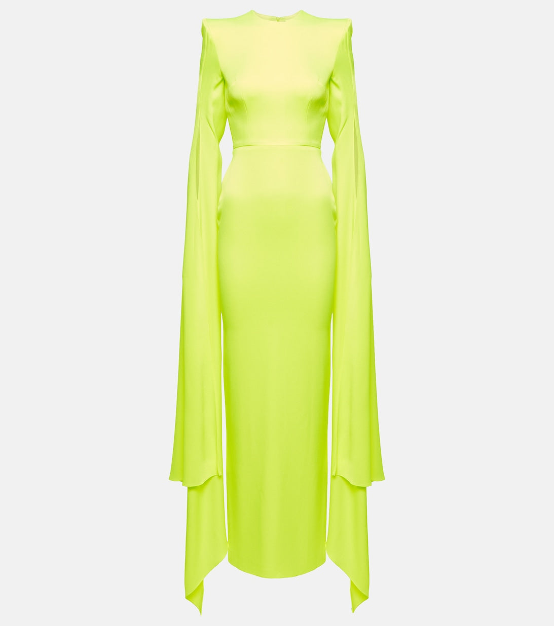 Bennett ALEX PERRY satin dress, yellow