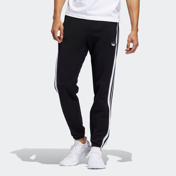 adidas originals 3-Stripe Panel Sweatpants logo, black