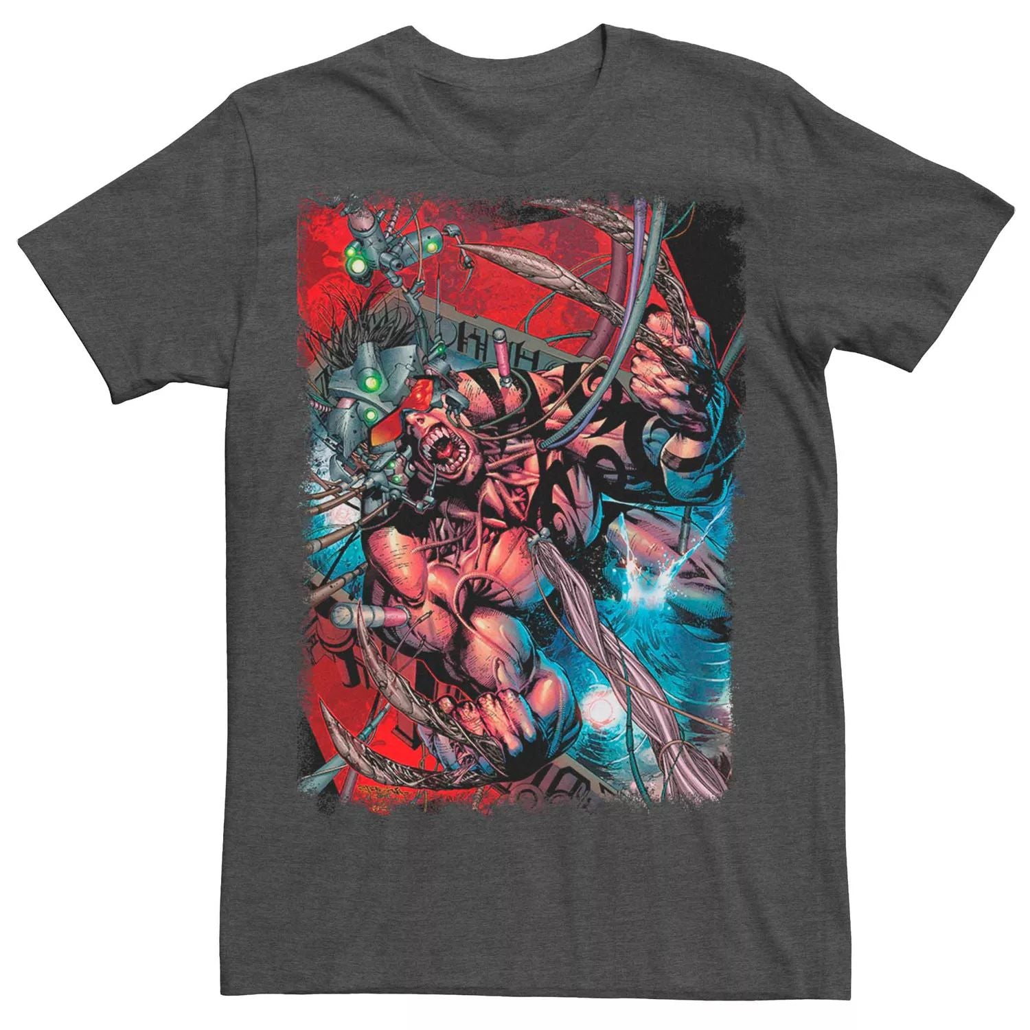 Men's Marvel Crazy Wolverine Science Experiment Licensed Character T-Shirt