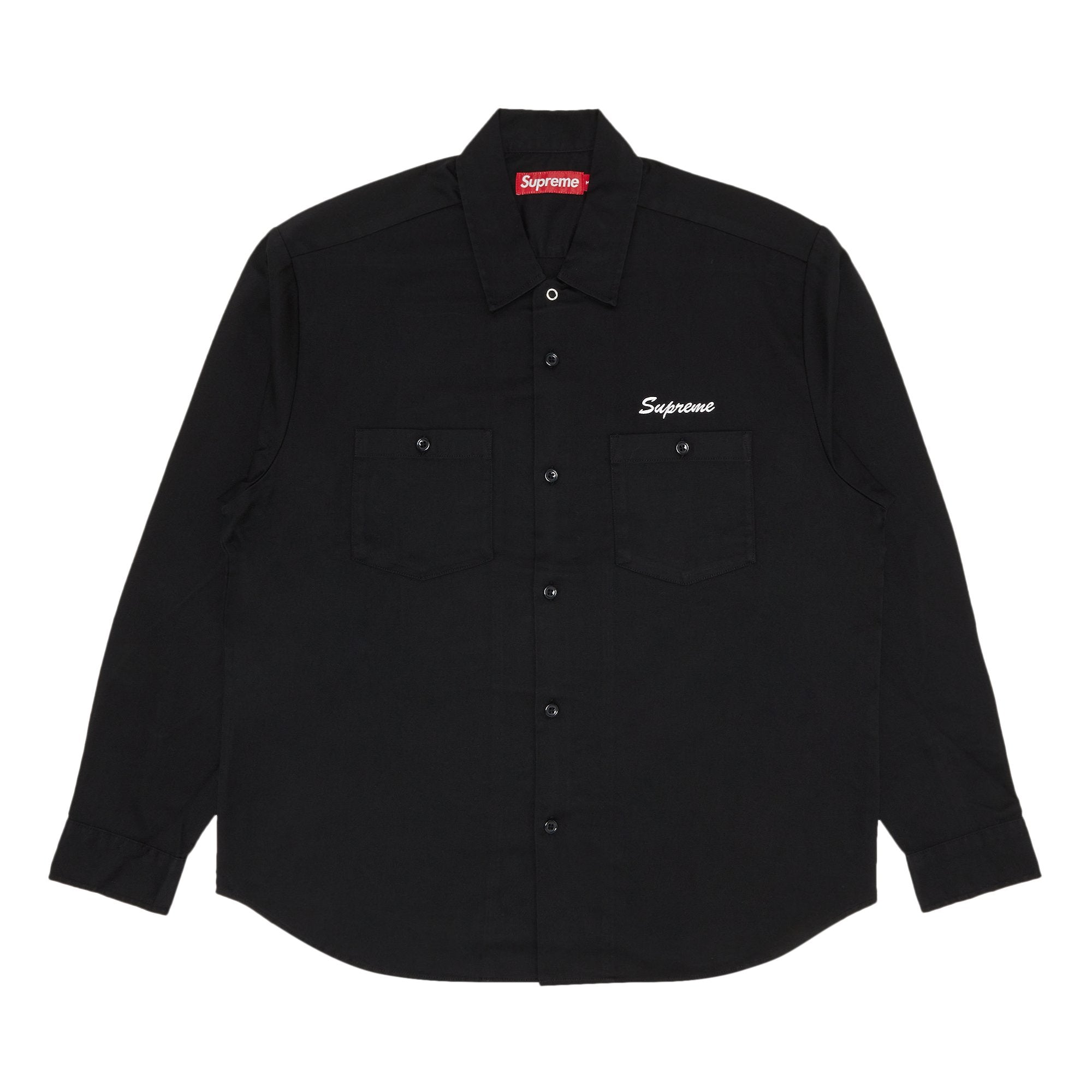 Supreme American Psycho Work Shirt, Black