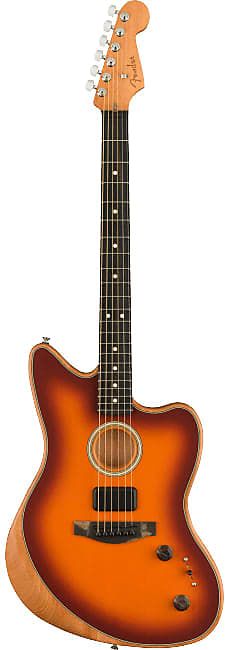 Acoustic guitar Fender Guitar, Acoustasonic - American Acoustasonic Jazzmaster, Tobacco Sunburst