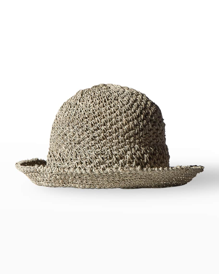 Janessa Leone Harriet raffia bucket hat