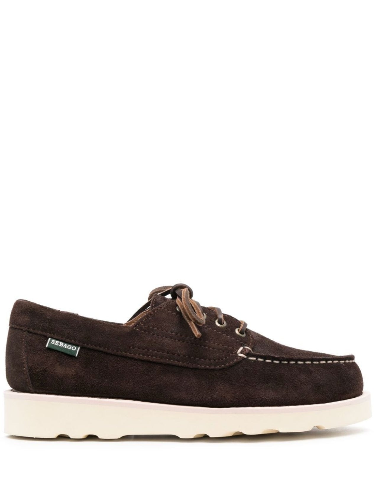 Sebago Lace-Up Topsiders, Brown