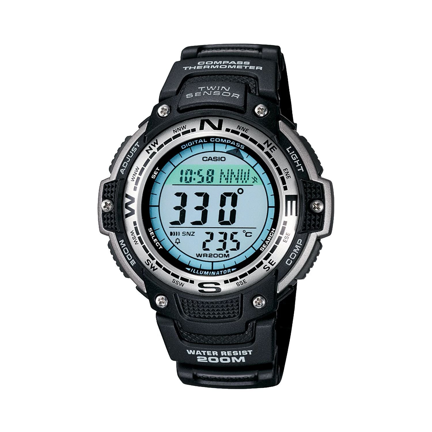 Men's Dual Gauge Digital Chronograph Watch - SGW100-1V Casio