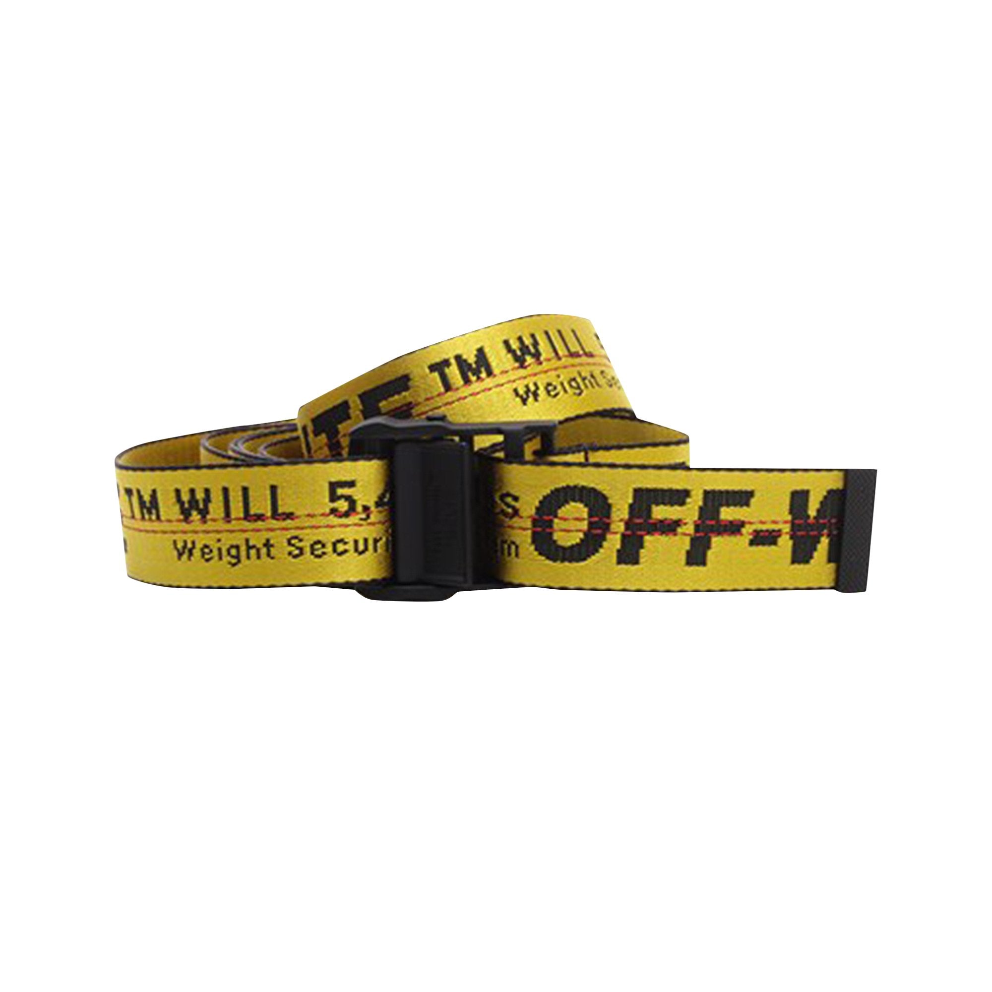 Off-White Industrial Belt Yellow