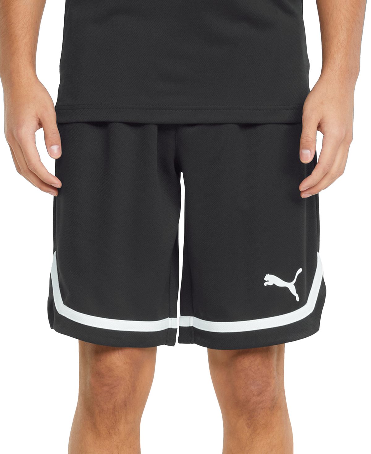 Puma Men's Regular Fit 10" Mesh Rtg Basketball Shorts