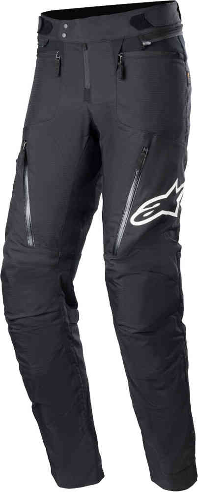 بنطال RX-3 Alpinestars المقاوم للماء للدراجات النارية من القماش، أسود