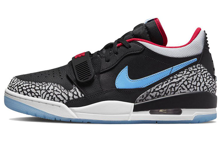 Jordan Legacy 312 Low Chicago Flag Black Valor Blue