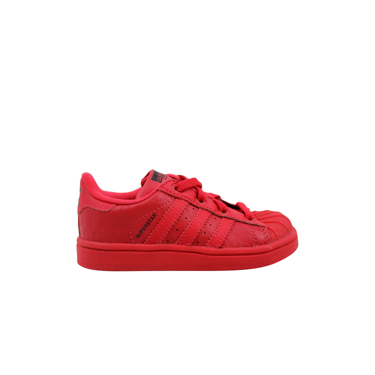 حذاء رياضي Adidas Superstar I 'Triple Red' باللون الأحمر