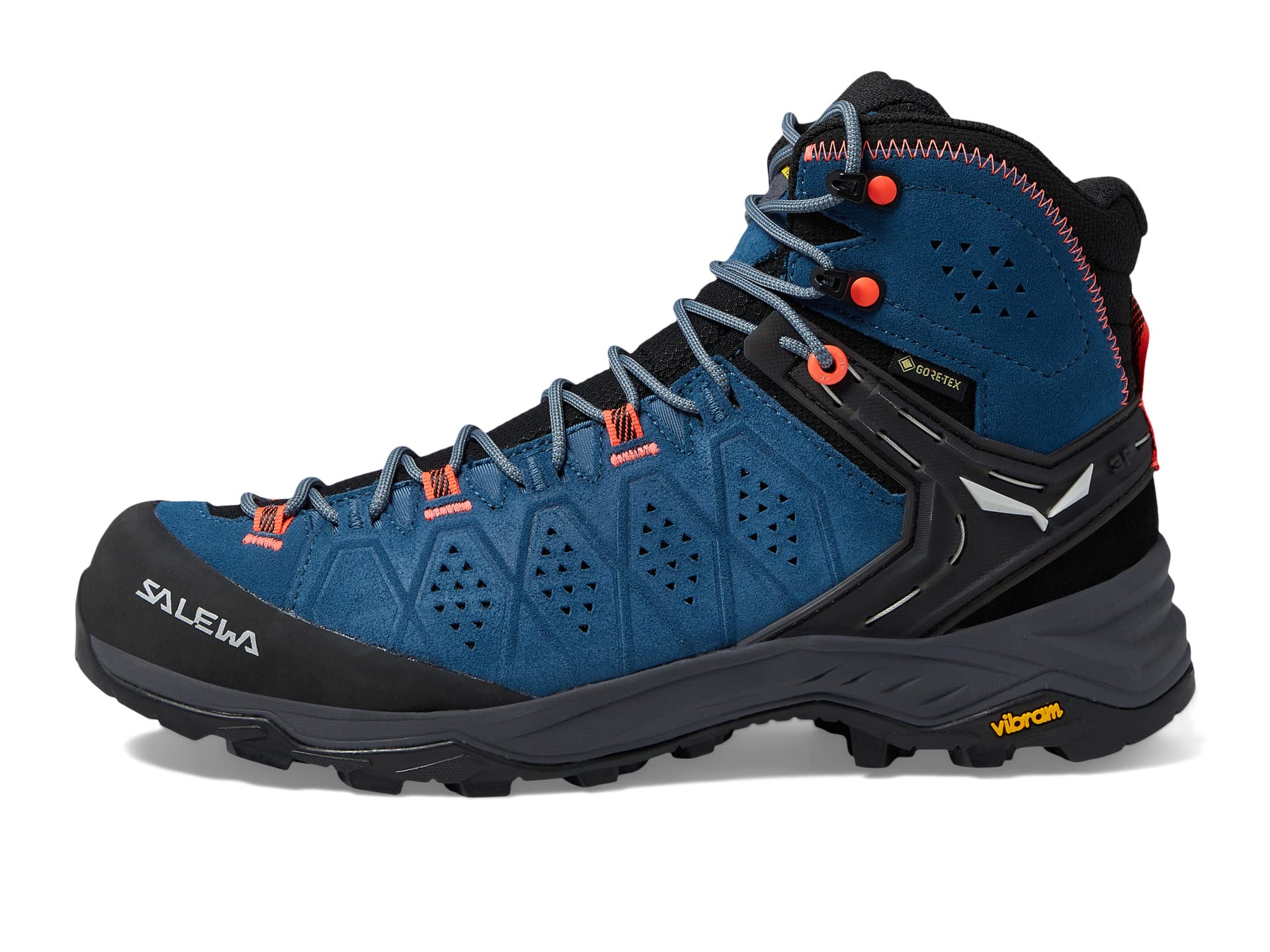 حذاء للمشي لمسافات طويلة Salewa Alp Trainer 2 Mid، أزرق