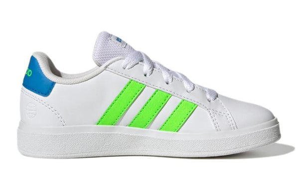 حذاء رياضي (GS) Adidas Grand Court 2.0 Lifestyle Tennis Shoes 'White Solar Green'، أبيض