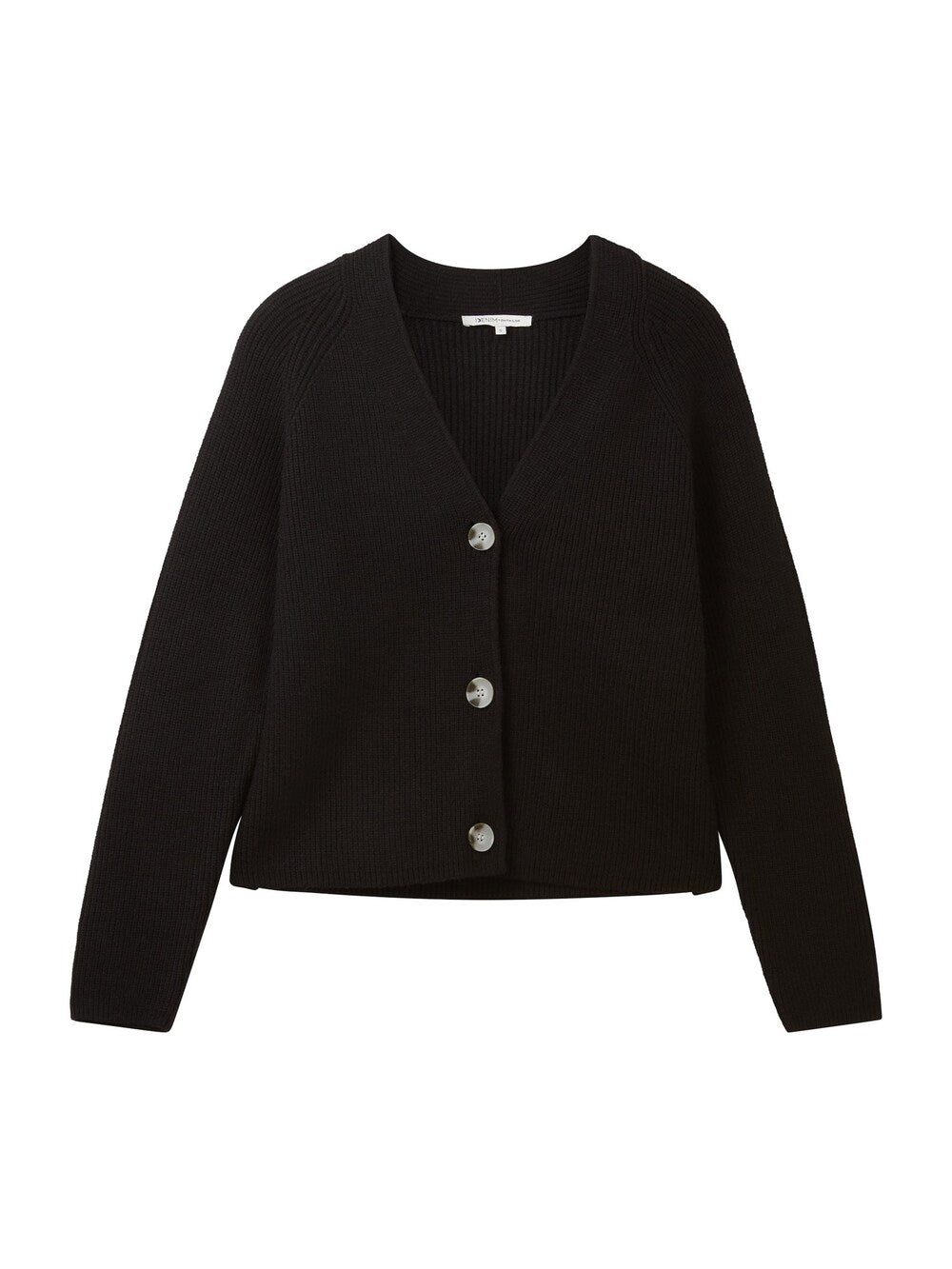 Tom Tailor knitted cardigan, black