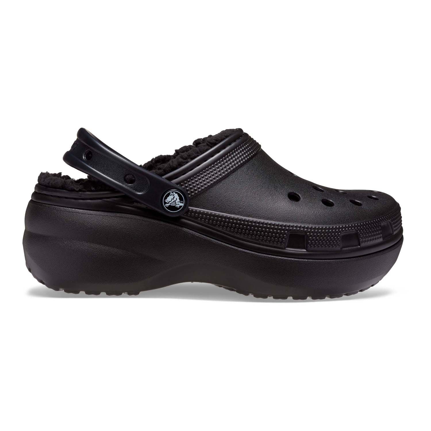 Classic women's platform clogs Crocs Crocs, black