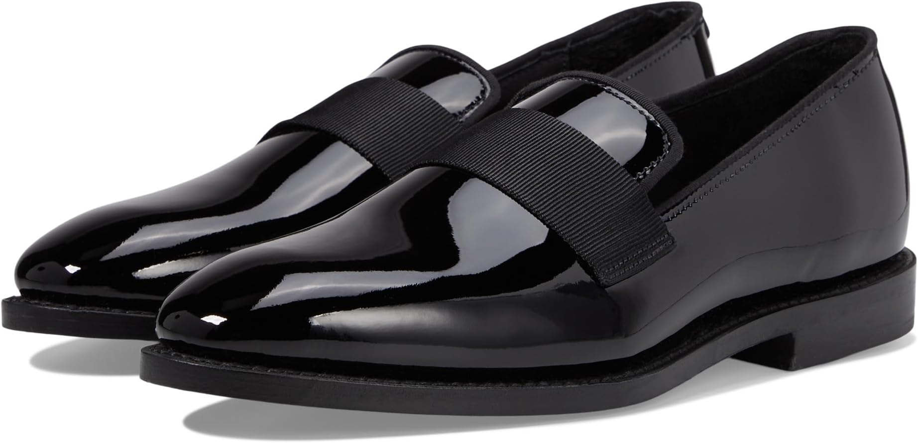 James Allen Edmonds Loafers in Black Patent Leather