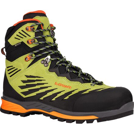 Alpine Evo GTX men's Lowa mountaineering boots, Lime/Flame color