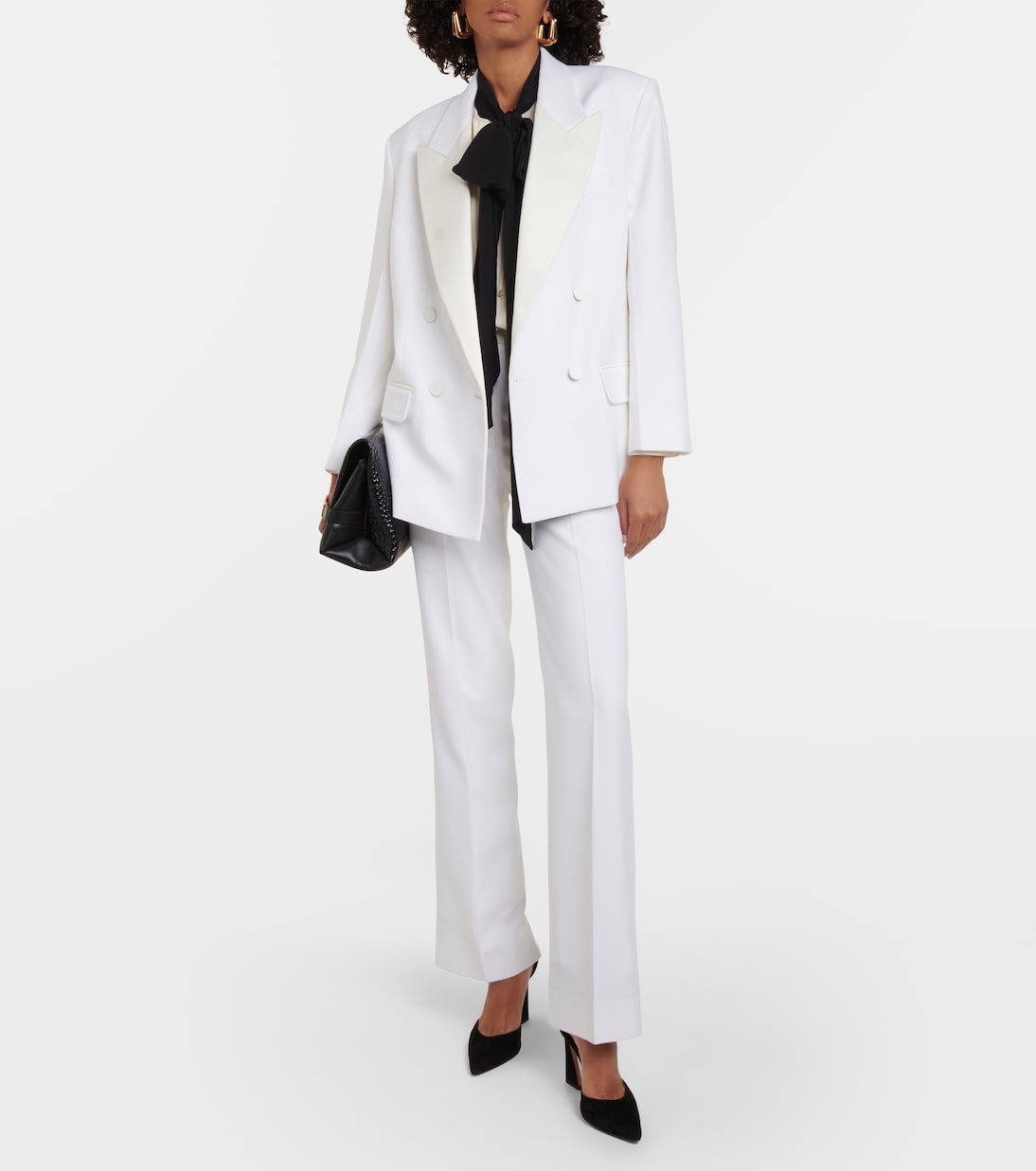 Victoria Beckham double-breasted jacket, white