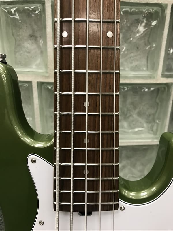 جيتار باس Sadowsky MetroExpress 21-Fret Vintage J/J Bass، لوحة أصابع Morado، 5 أوتار Sage Green Metallic