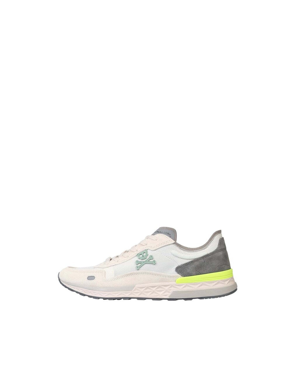 Scalpers Moon sneakers, olive/mint/neon green