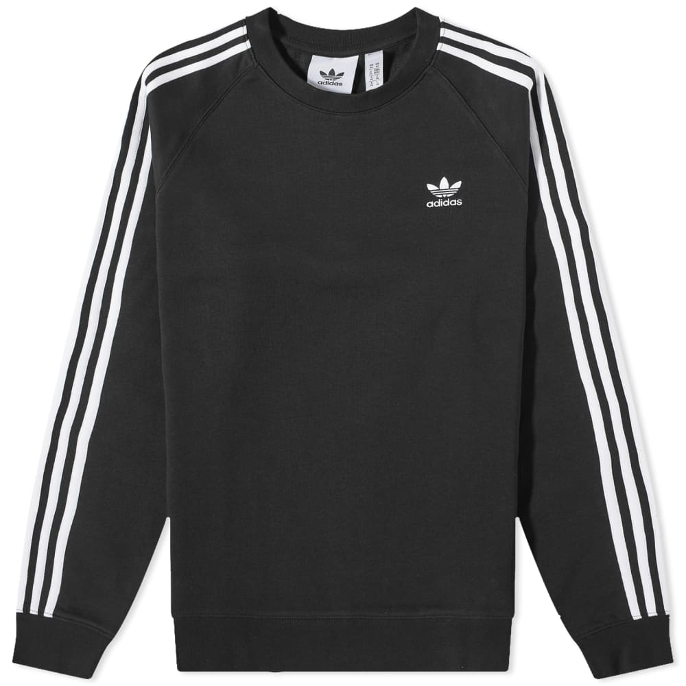 Adidas Sweatshirt with 3 stripes, black