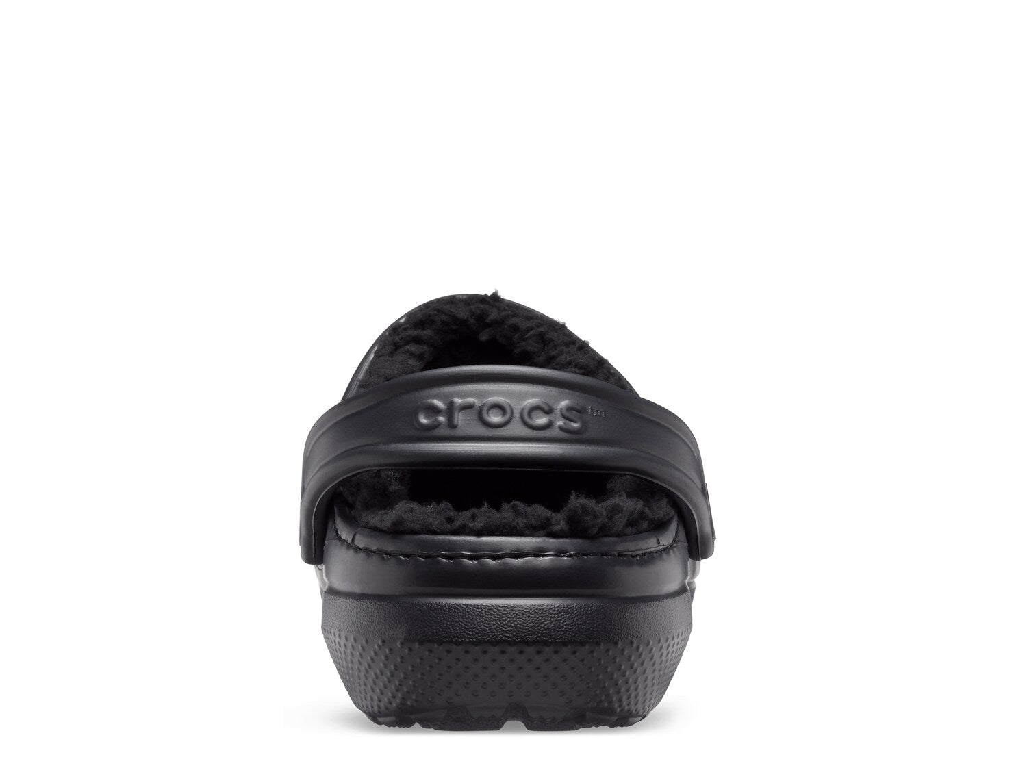 Crocs Classic men's clog slippers, lined, black