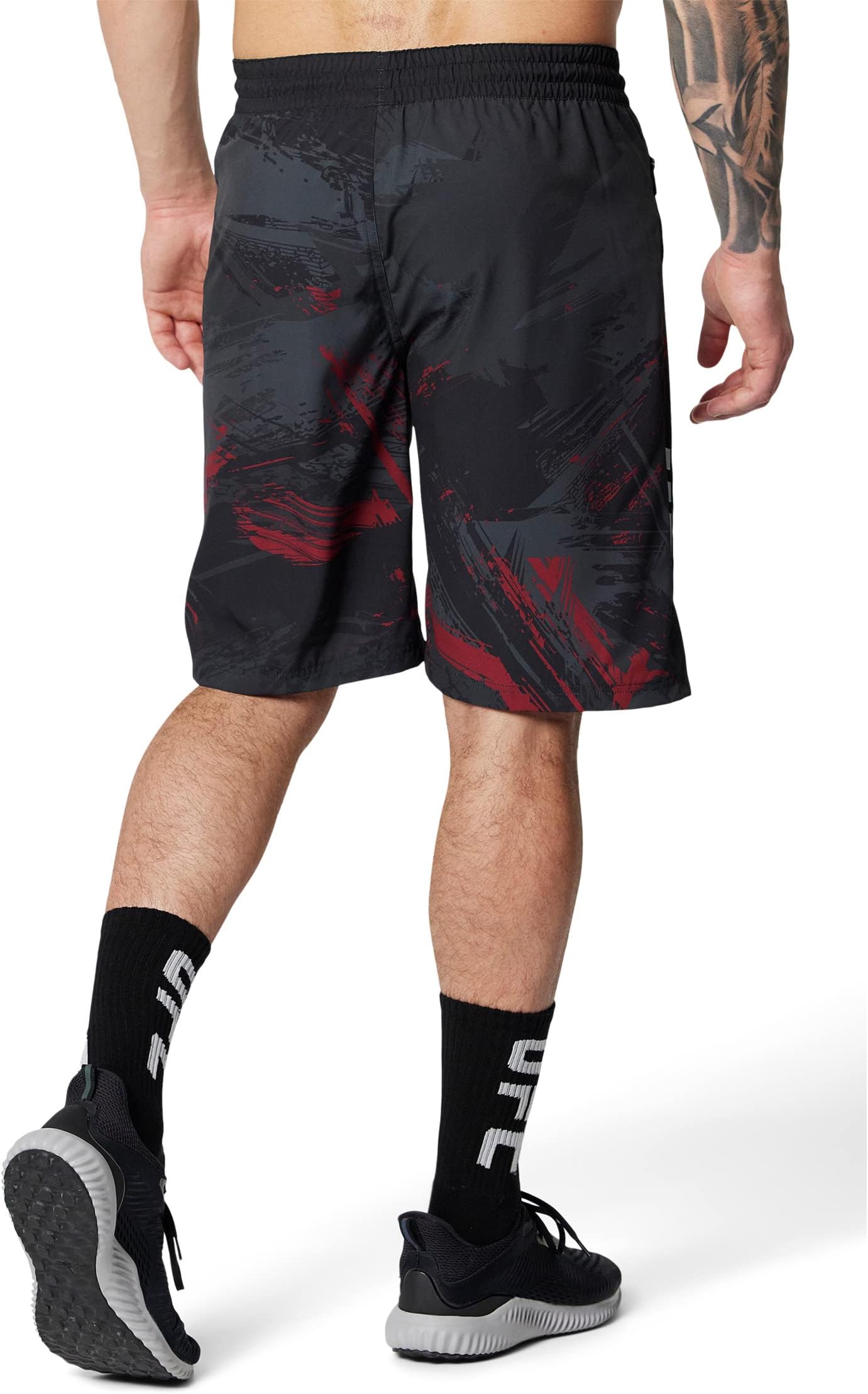 UFC Venum Authentic Fight Week 2.0 Training Shorts, Black/Red